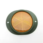 HMMWV 3 Round Amber Reflector 4-1/2  Green  for Humvee M1097 M998 MS35387-2  9905-00-202-3639 AA52428-2