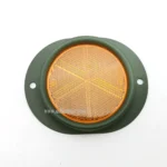 HMMWV 3 Round Amber Reflector 4-1/2  Green  for Humvee M1097 M998 MS35387-2  9905-00-202-3639 AA52428-2 - Image 2