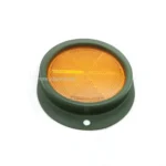 HMMWV 3 Round Amber Reflector 4-1/2  Green  for Humvee M1097 M998 MS35387-2  9905-00-202-3639 AA52428-2 - Image 3